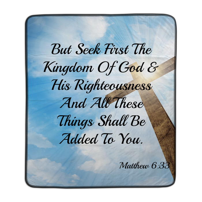 Your Prayer, Collection Pixel Fleece Blanket - You Custom