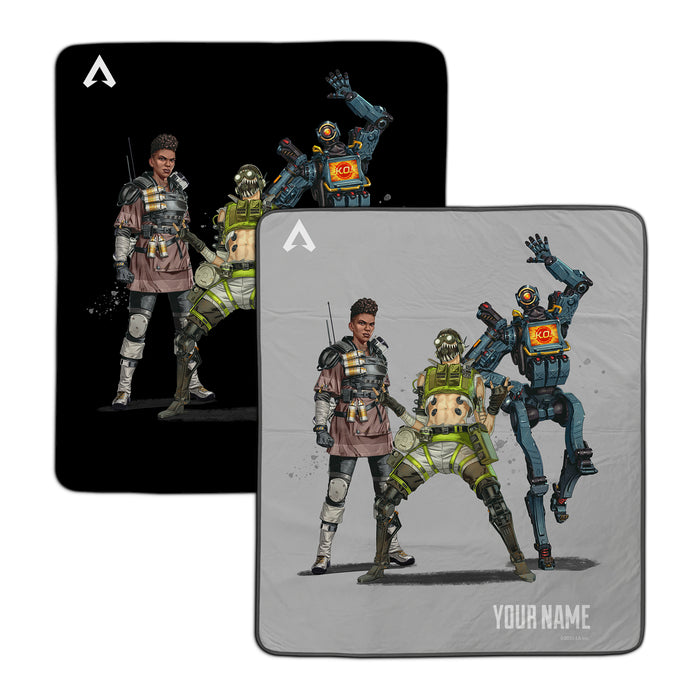 Apex Legends Game On Pixel Fleece Blanket - You Custom