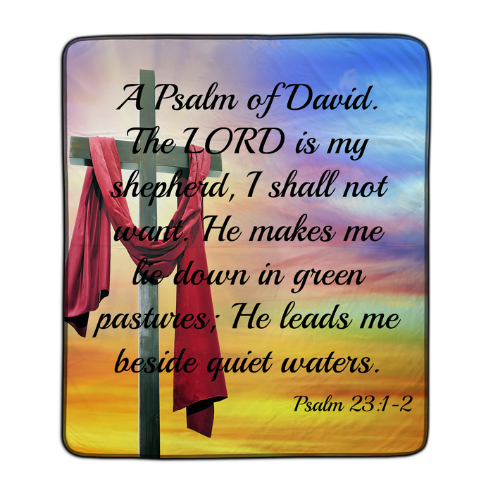 Your Prayer, Collection Pixel Fleece Blanket - You Custom