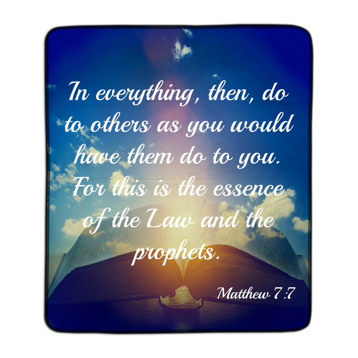 Your Prayer, Collection Pixel Fleece Blanket - You Custom