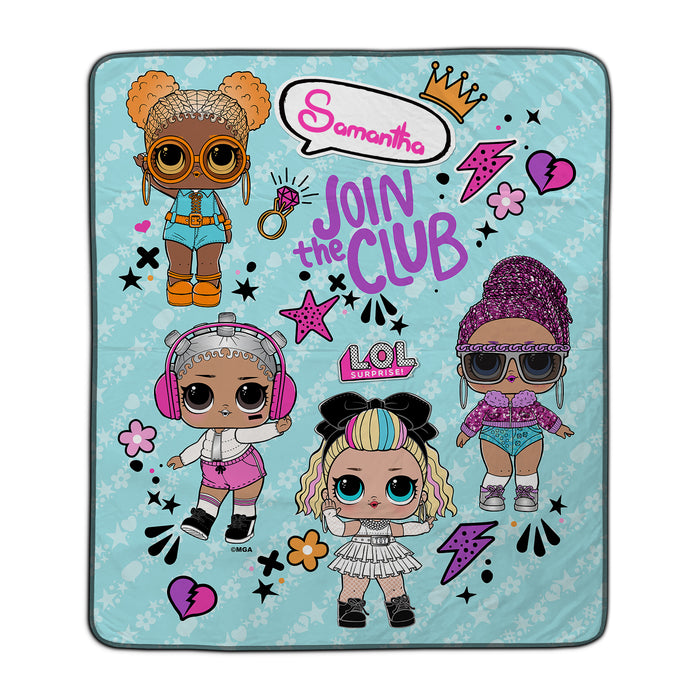 LOL Surprise! Join The Club Pixel Fleece Blanket - You Custom