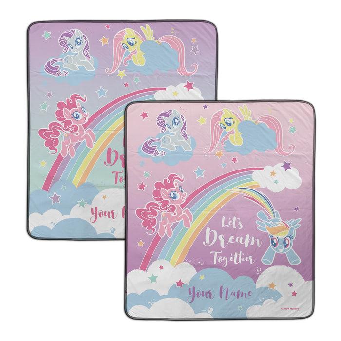 My Little Pony Dream Together Pixel Fleece Blanket - You Custom