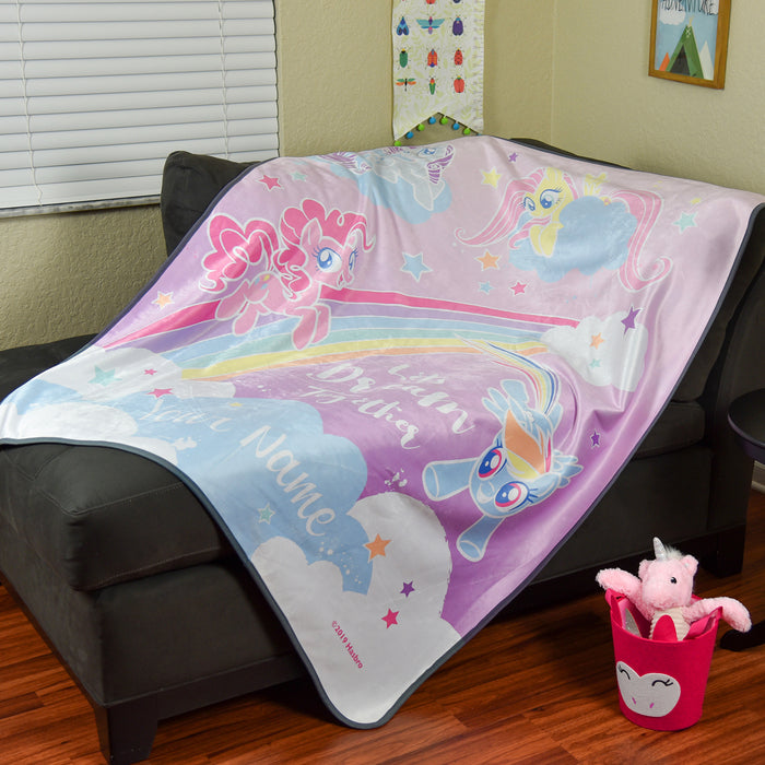 My Little Pony Dream Together Pixel Fleece Blanket - You Custom