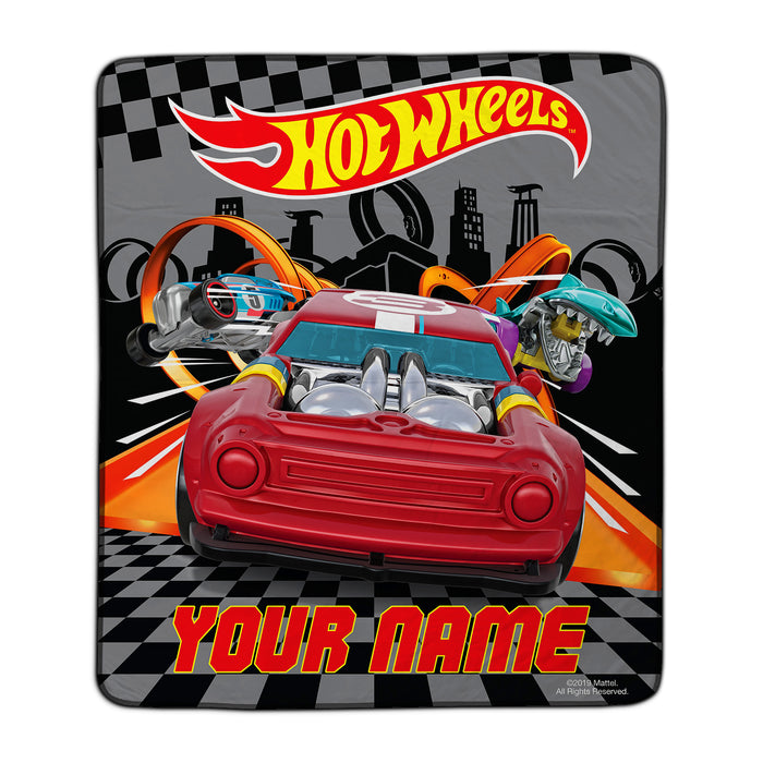 Hot Wheels Hot Rod Pixel Fleece Blanket - You Custom