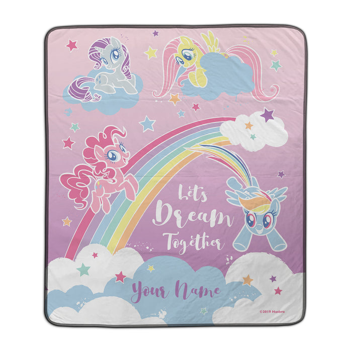 My Little Pony Dream Together Pixel Fleece Blanket - You Custom