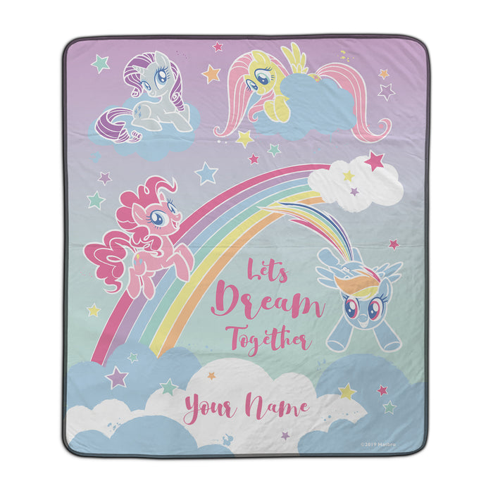 My Little Pony Dream Together Pixel Fleece Blanket - You Custom