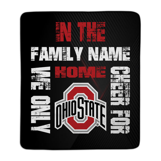 Ohio State Buckeyes Cheer For Pixel Fleece Blanket - You Custom