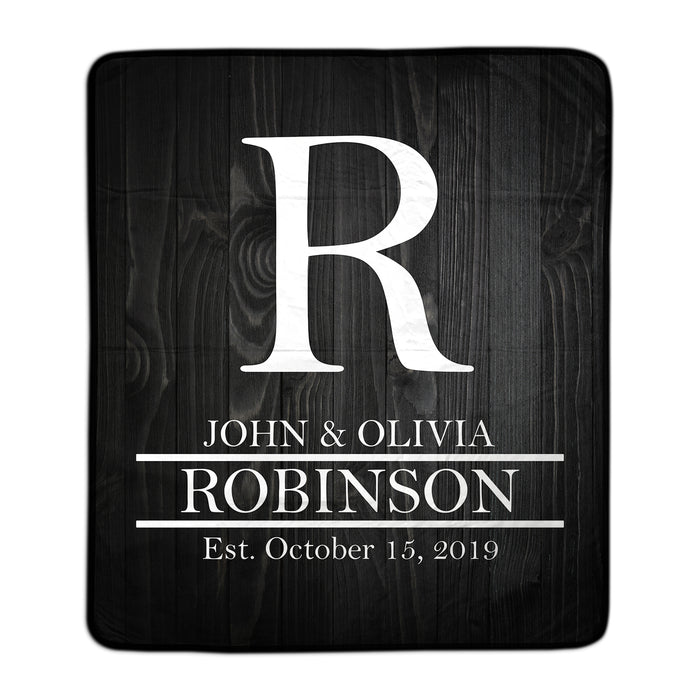 Personalized Wedding Gift Pixel Fleece Blanket - You Custom