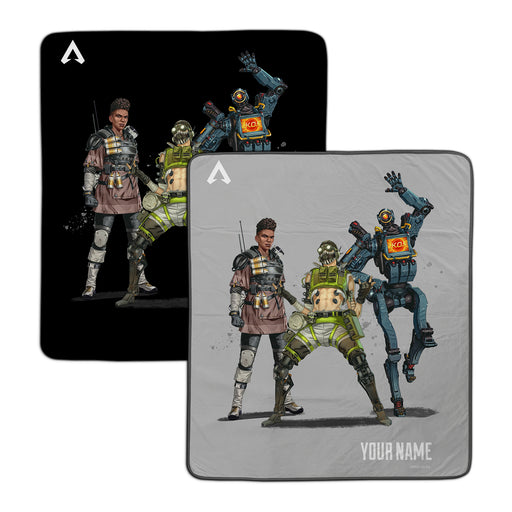 Apex Legends Game On Pixel Fleece Blanket - You Custom