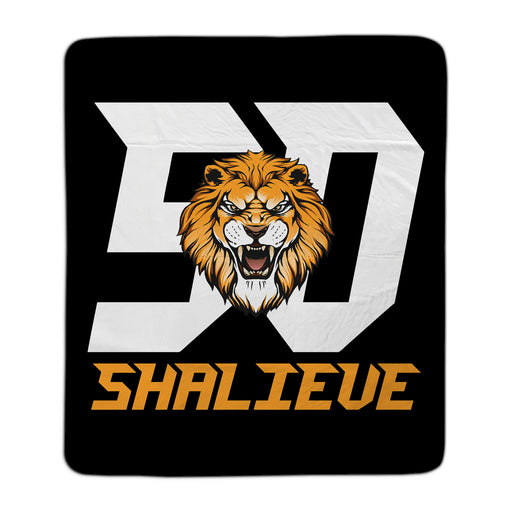 Shalieve 50 Black Pixel Fleece Blanket - You Custom