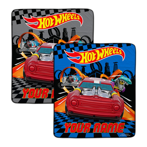 Hot Wheels Hot Rod Pixel Fleece Blanket - You Custom