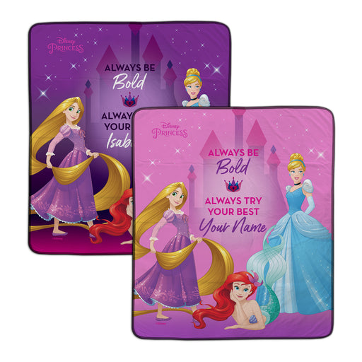 Disney Princess Bold You Pixel Fleece Blanket - You Custom