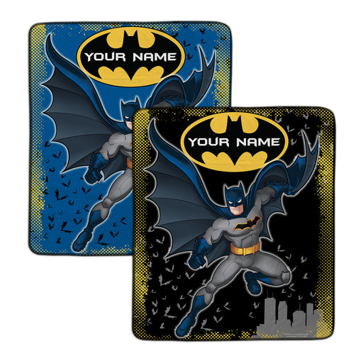 Batman Bat Strong Pixel Fleece Blanket - You Custom
