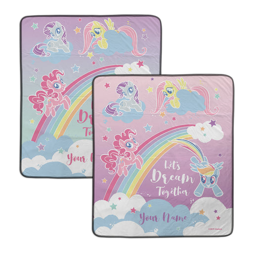 My Little Pony Dream Together Pixel Fleece Blanket - You Custom