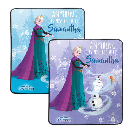 Frozen 2 Possibly Anything Pixel Fleece Blanket - You Custom